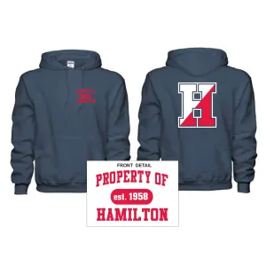 1/1A jerzees PULLOVER HOODED SWEATSHIRT / NAVY