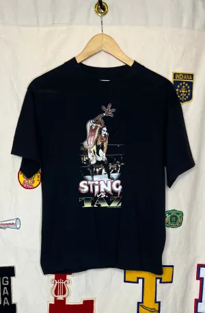 1999 Taz vs. Sting WCW T-Shirt: YXL/S