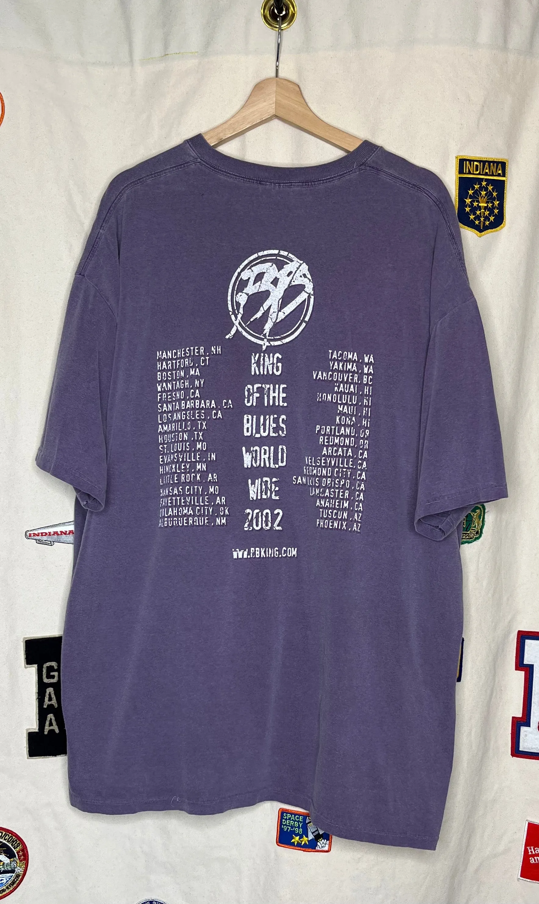 2002 B.B. King Tour T-Shirt: XXL