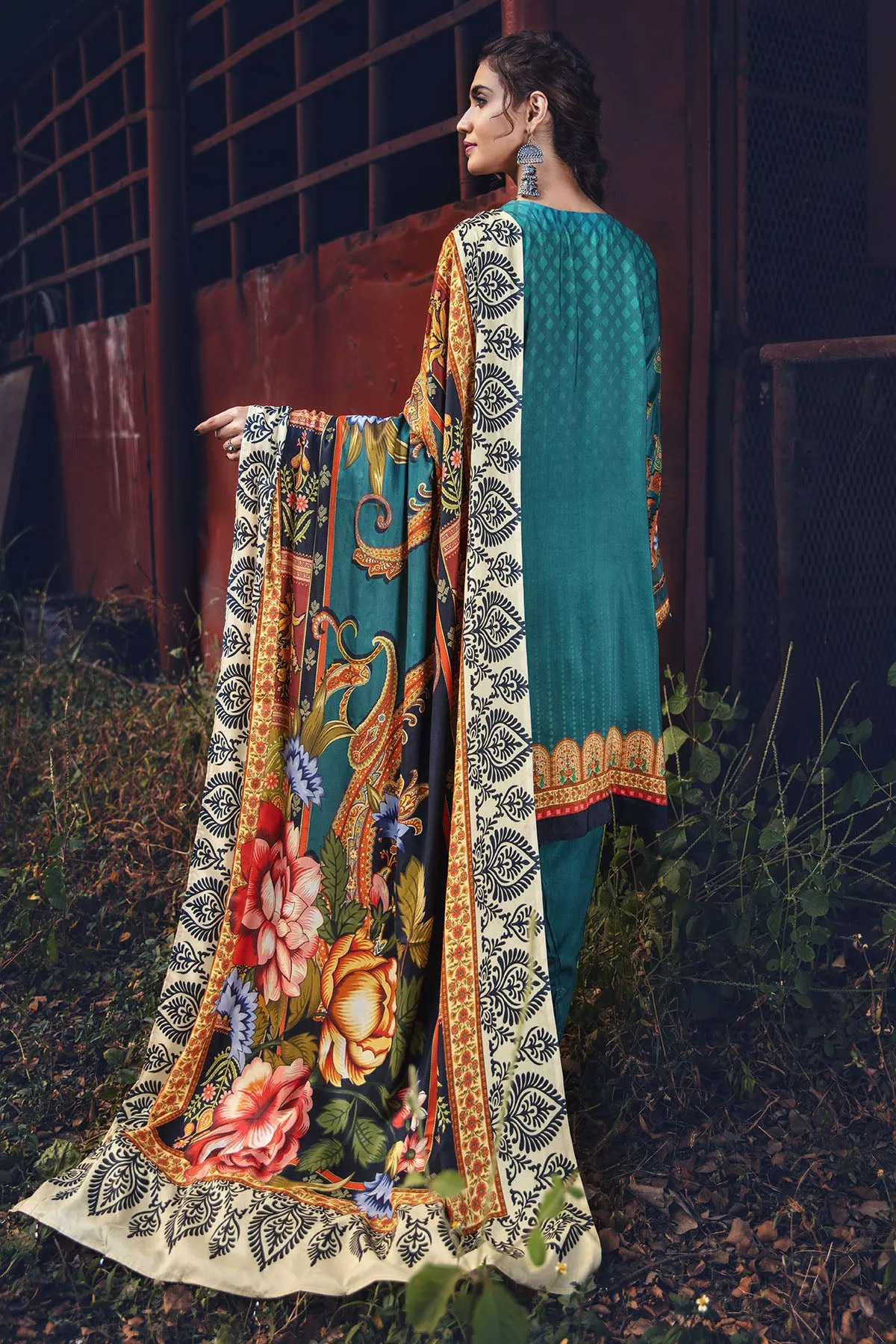 2625-PINE DIGITAL PRINTED LINEN UNSTITCHED