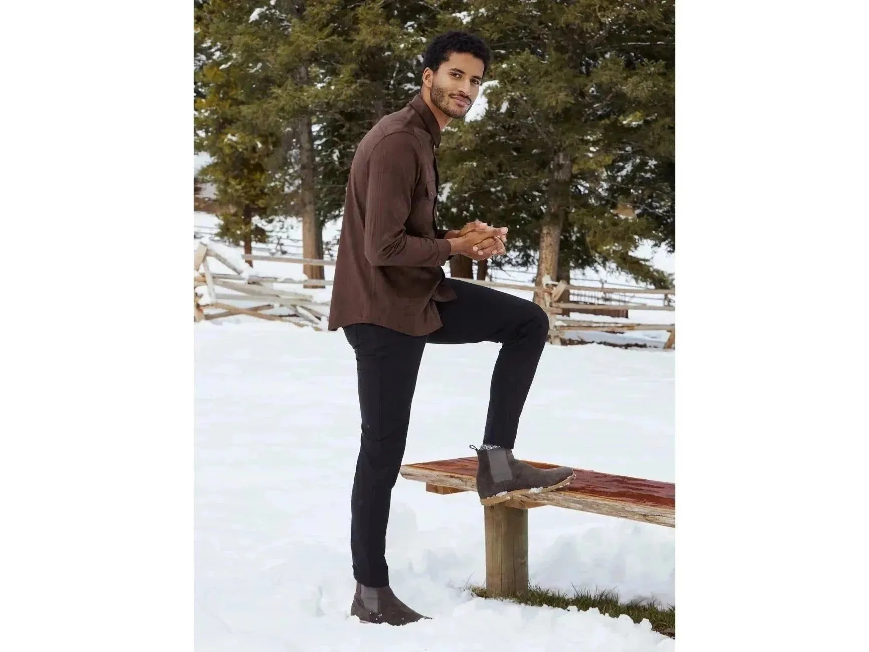 7 Diamonds Infinity Chino In Black
