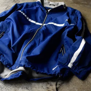 90's NIKE フルジップ ナイロンジャケット フリースライナー 231228