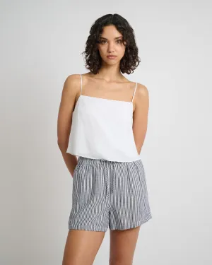 Air Linen Square Neck Tank Top