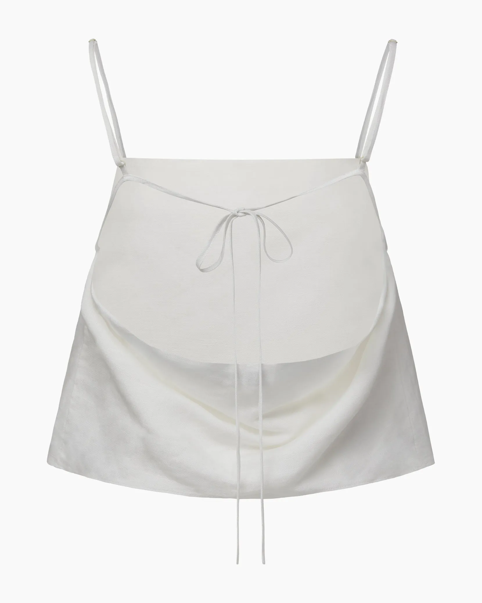 Air Linen Square Neck Tank Top