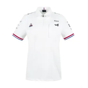 Alpine Womens Polo, Team, White, 2021
