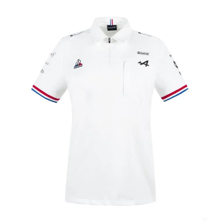 Alpine Womens Polo, Team, White, 2021