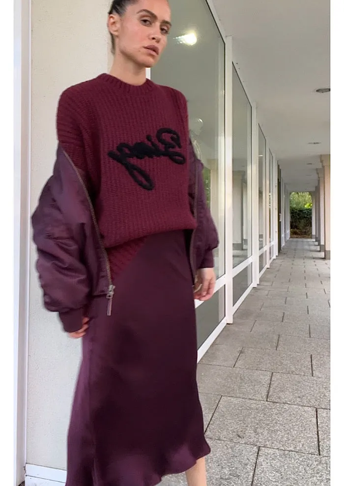 ANINE BING Sidney Screw Sweater Signature