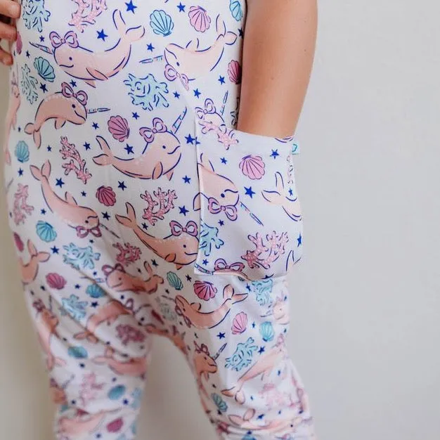 Arctic Princess Racerback Pocket Romper