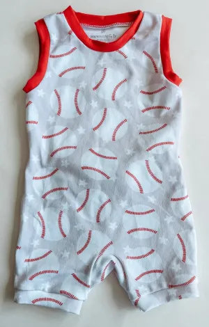 Baby Baseball Romper