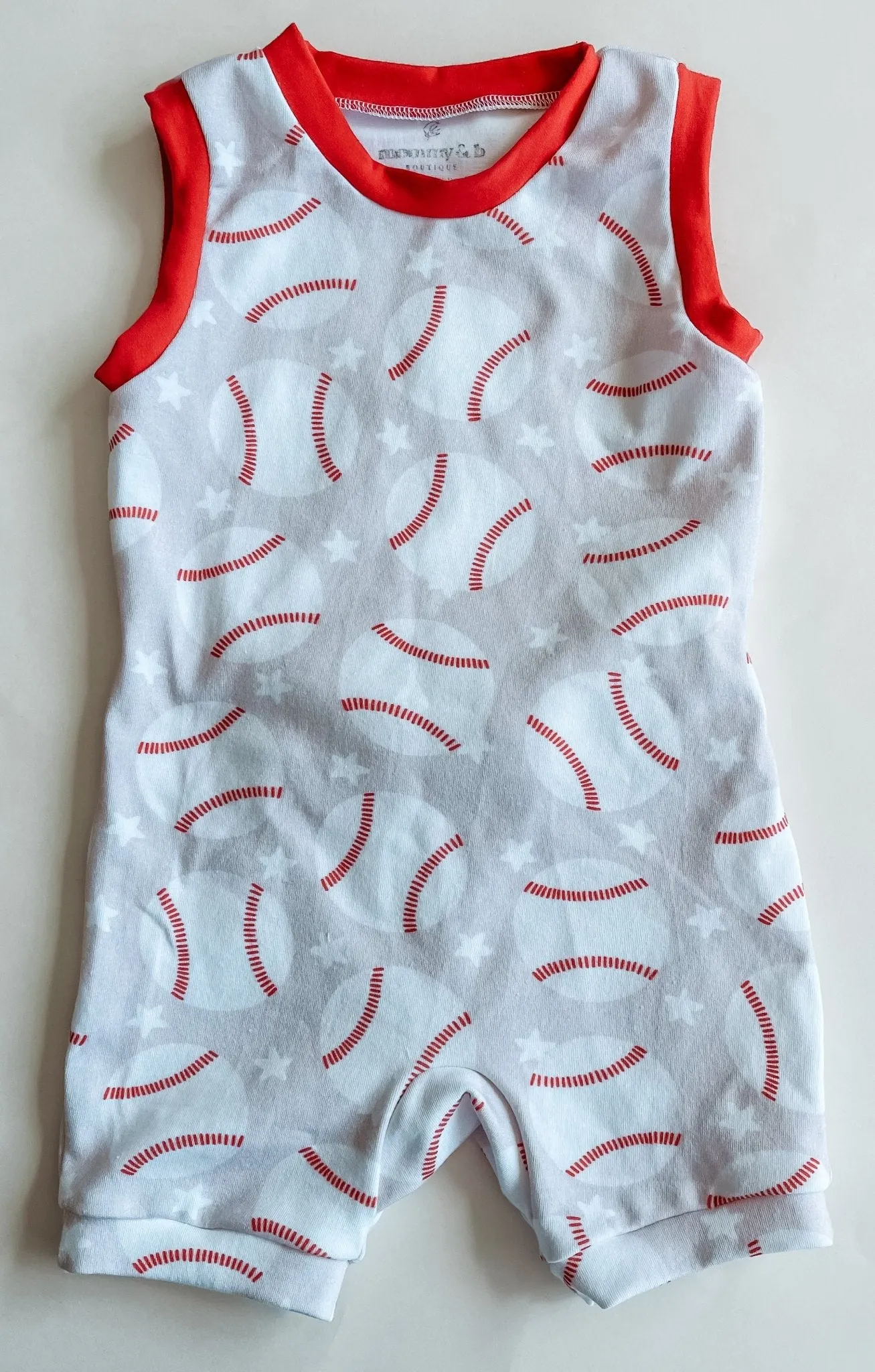 Baby Baseball Romper