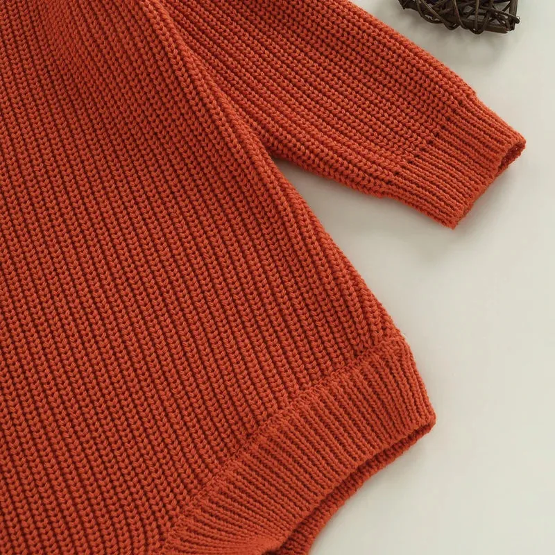 Baby Deluxe Sweater Knit Long Sleeve Romper Onesie Layette