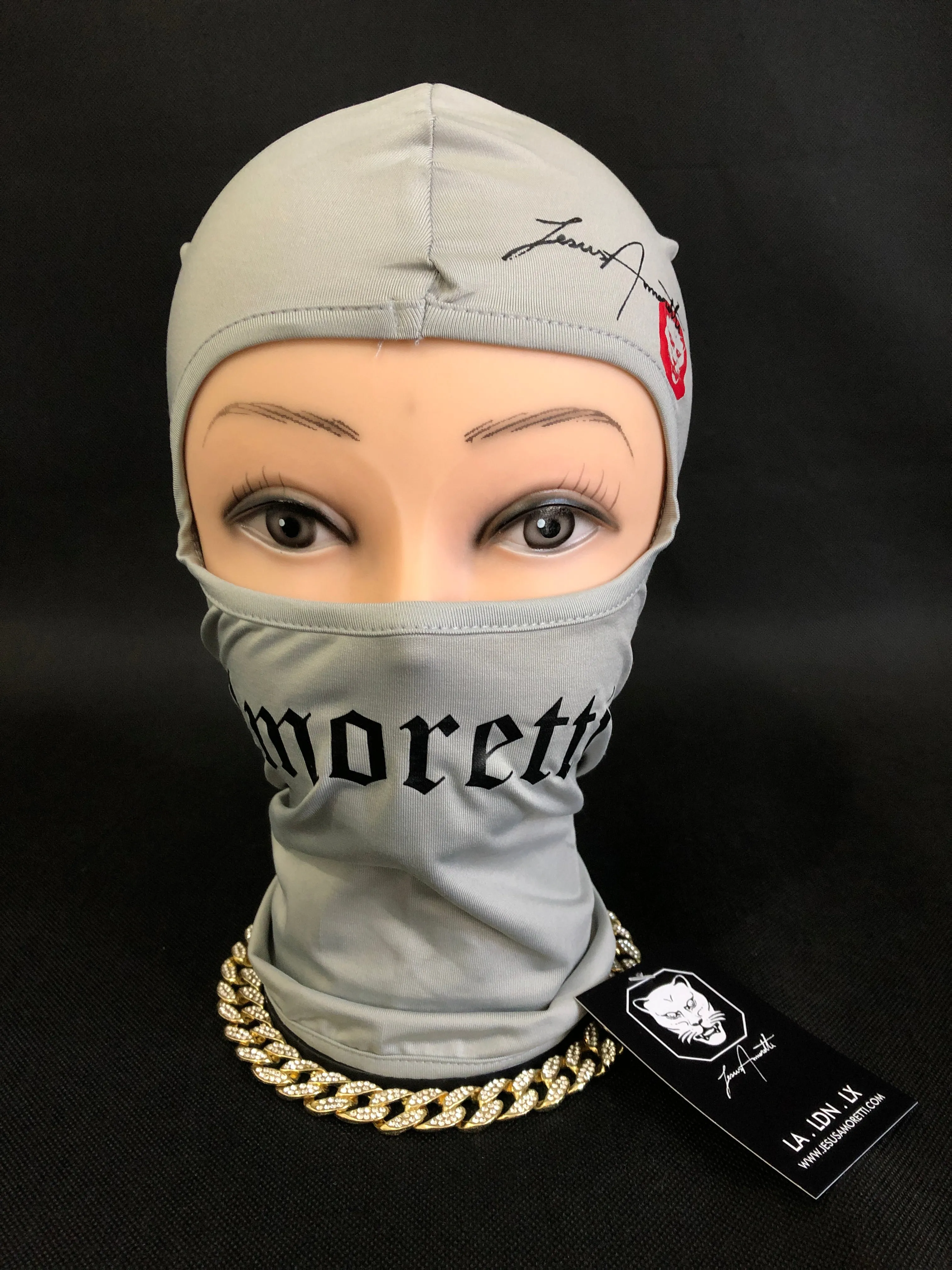 Balaclava Amoretti Cinzenta