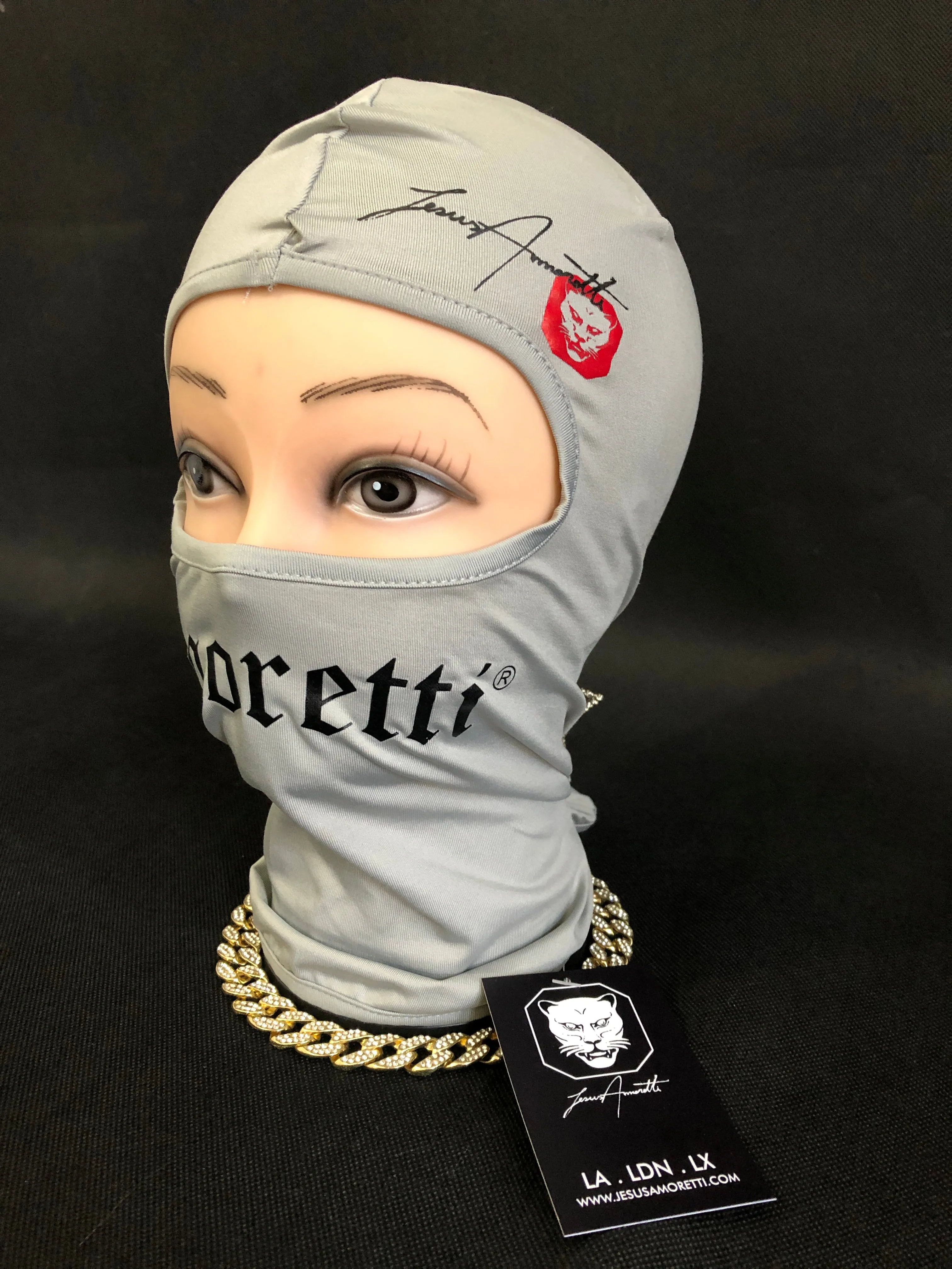 Balaclava Amoretti Cinzenta