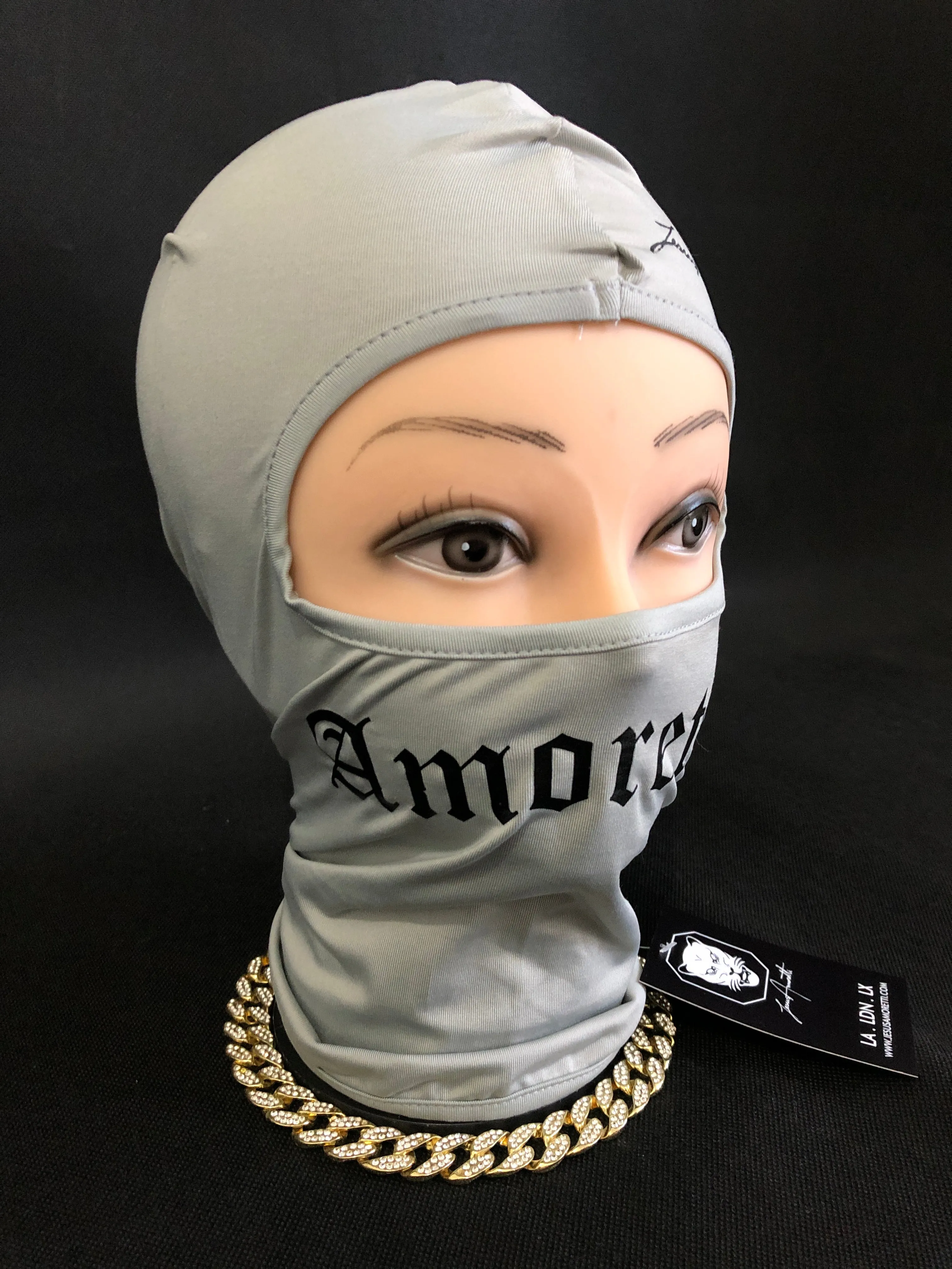 Balaclava Amoretti Cinzenta