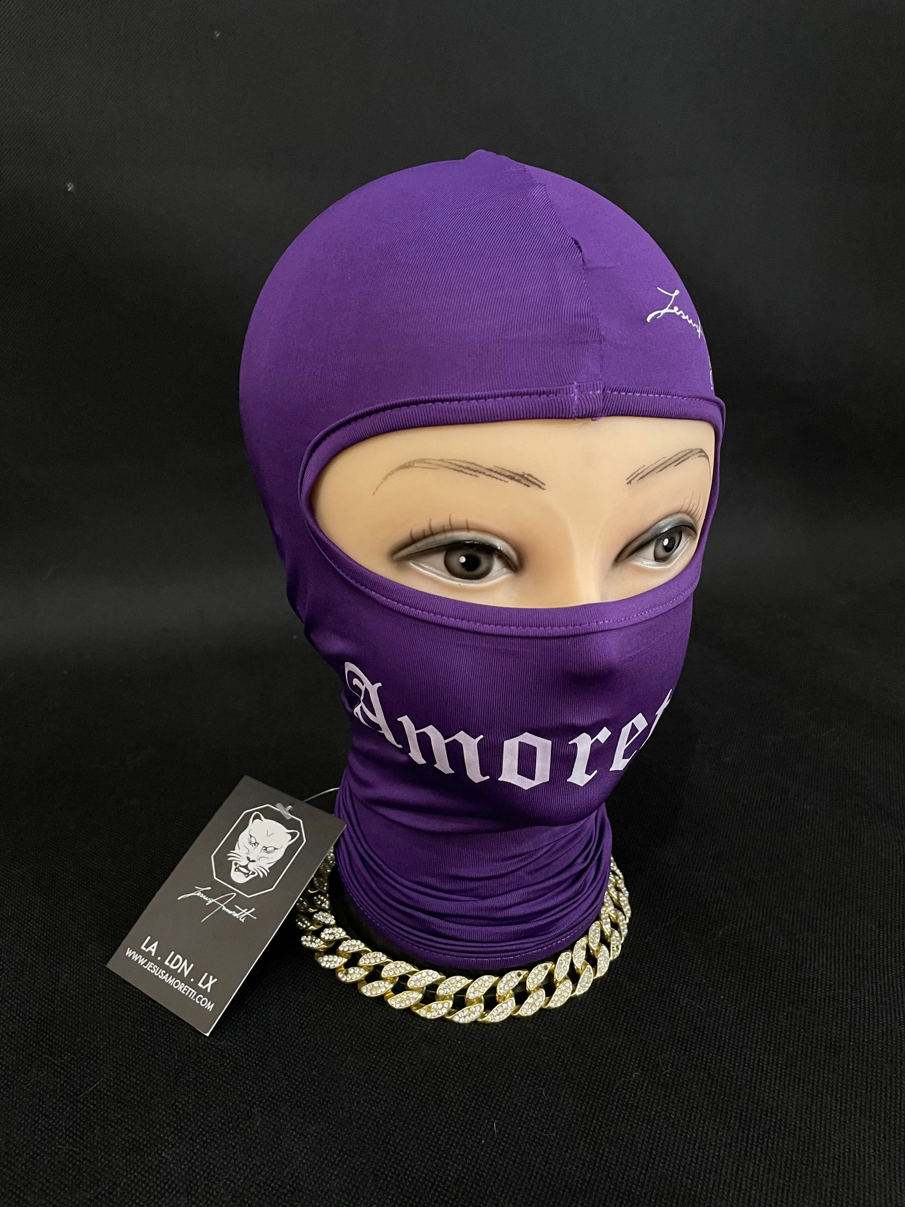 Balaclava Amoretti Roxa