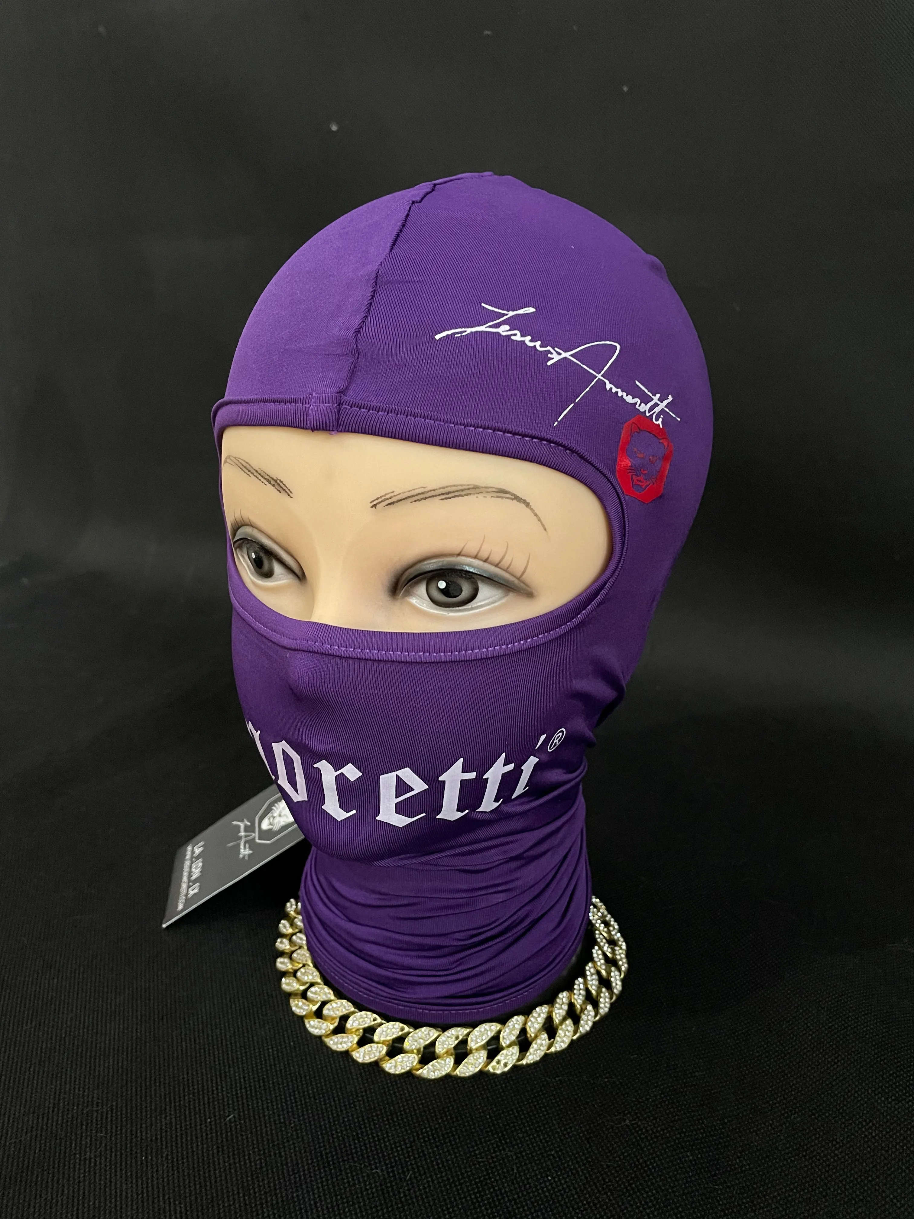 Balaclava Amoretti Roxa