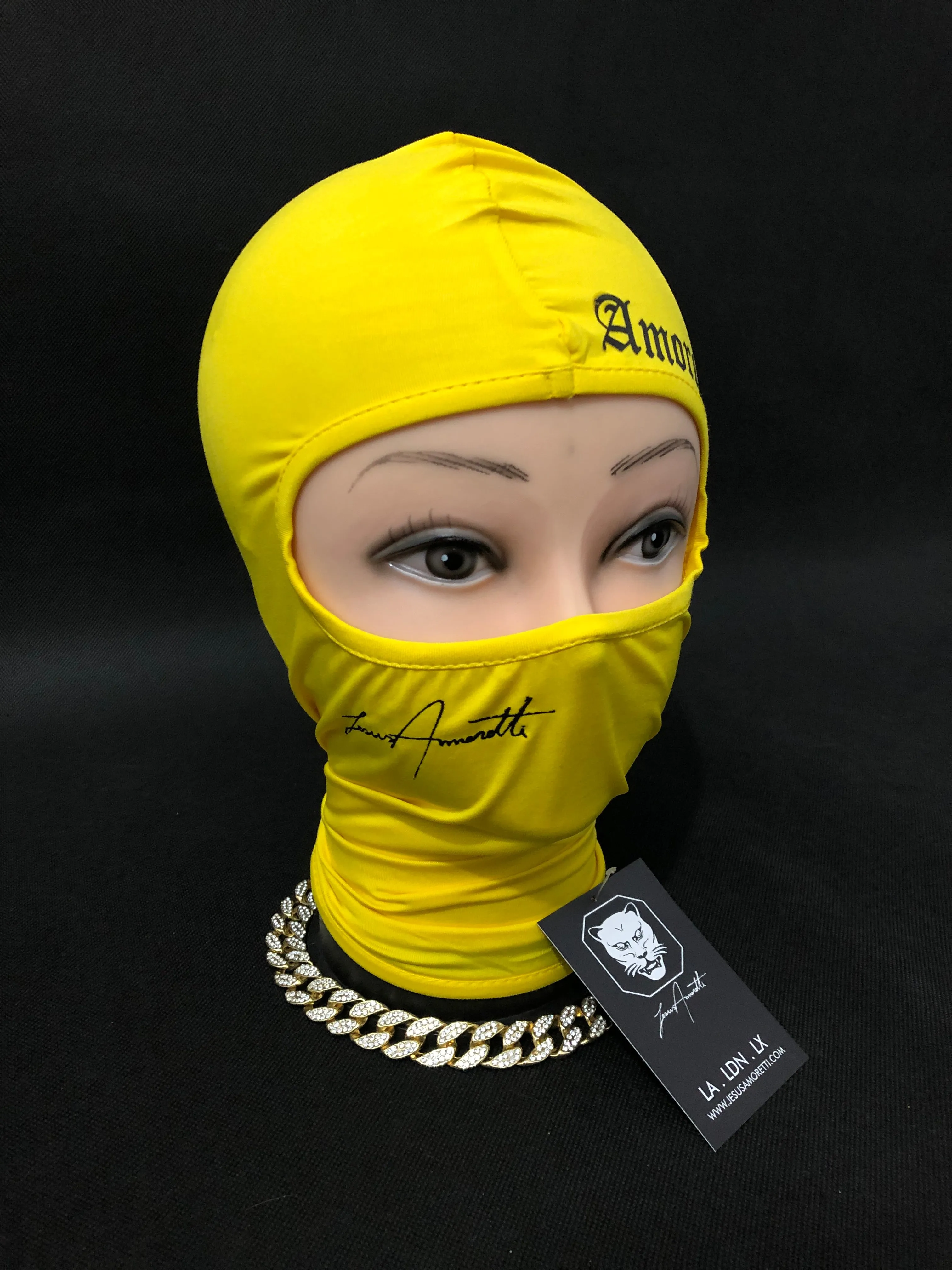 Balaclava Classica Amoretti Amarela