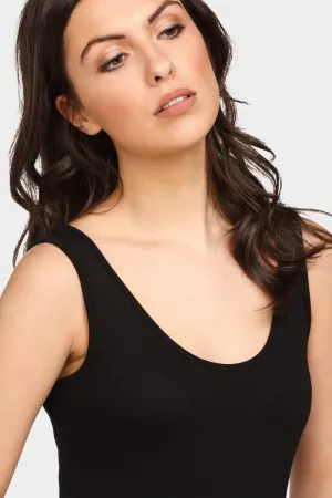 Black Two Slit Maxi Dress