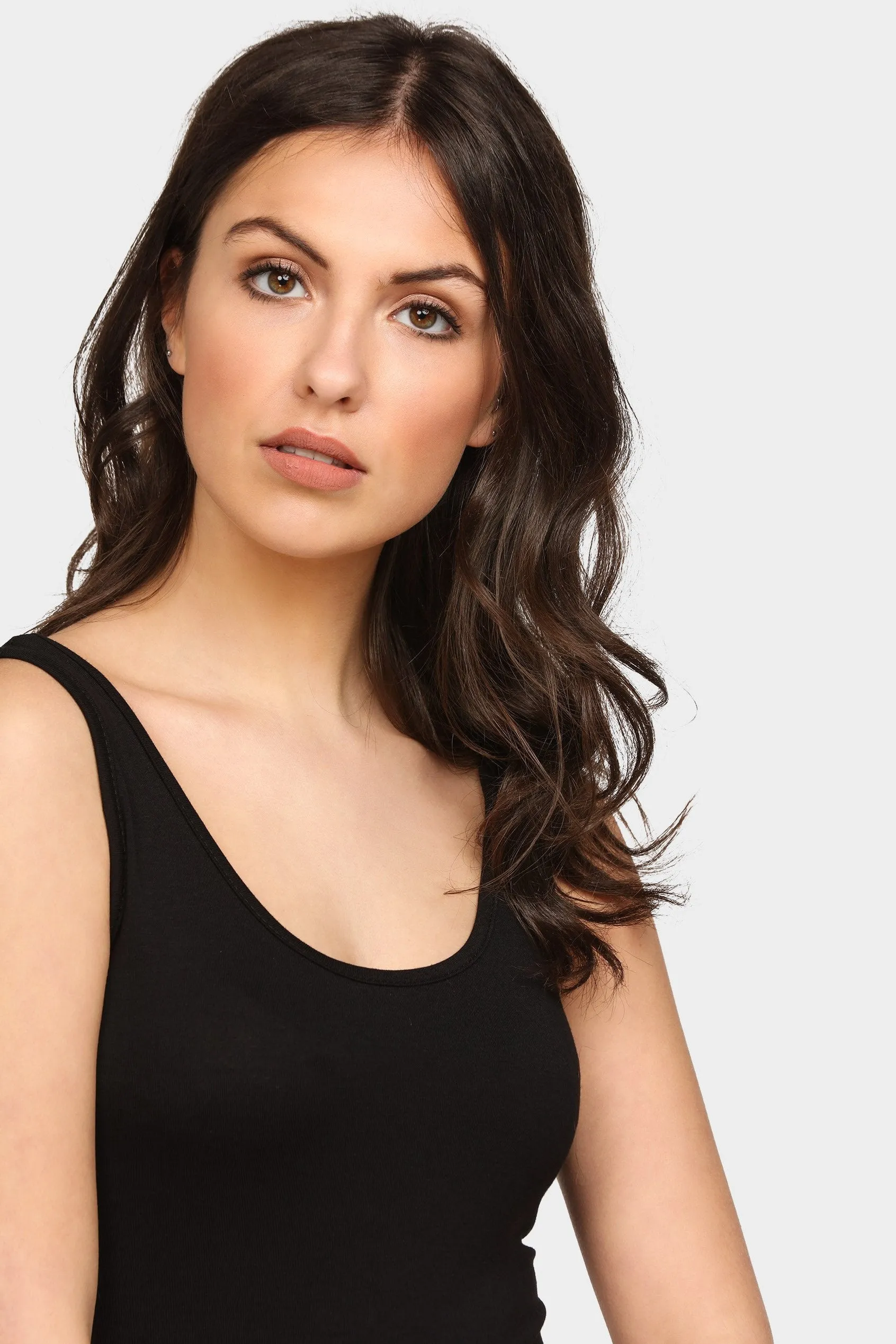 Black Two Slit Maxi Dress