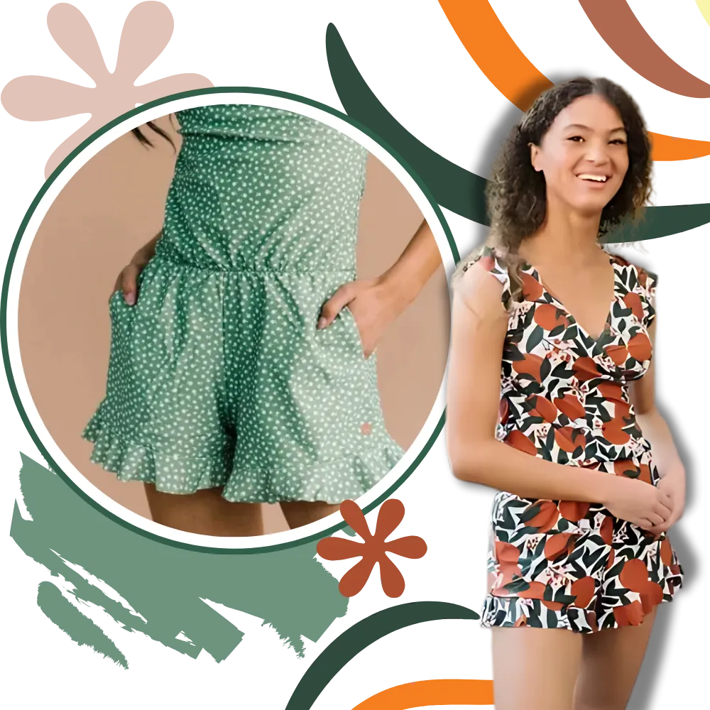 Built In Bra Swim Romper