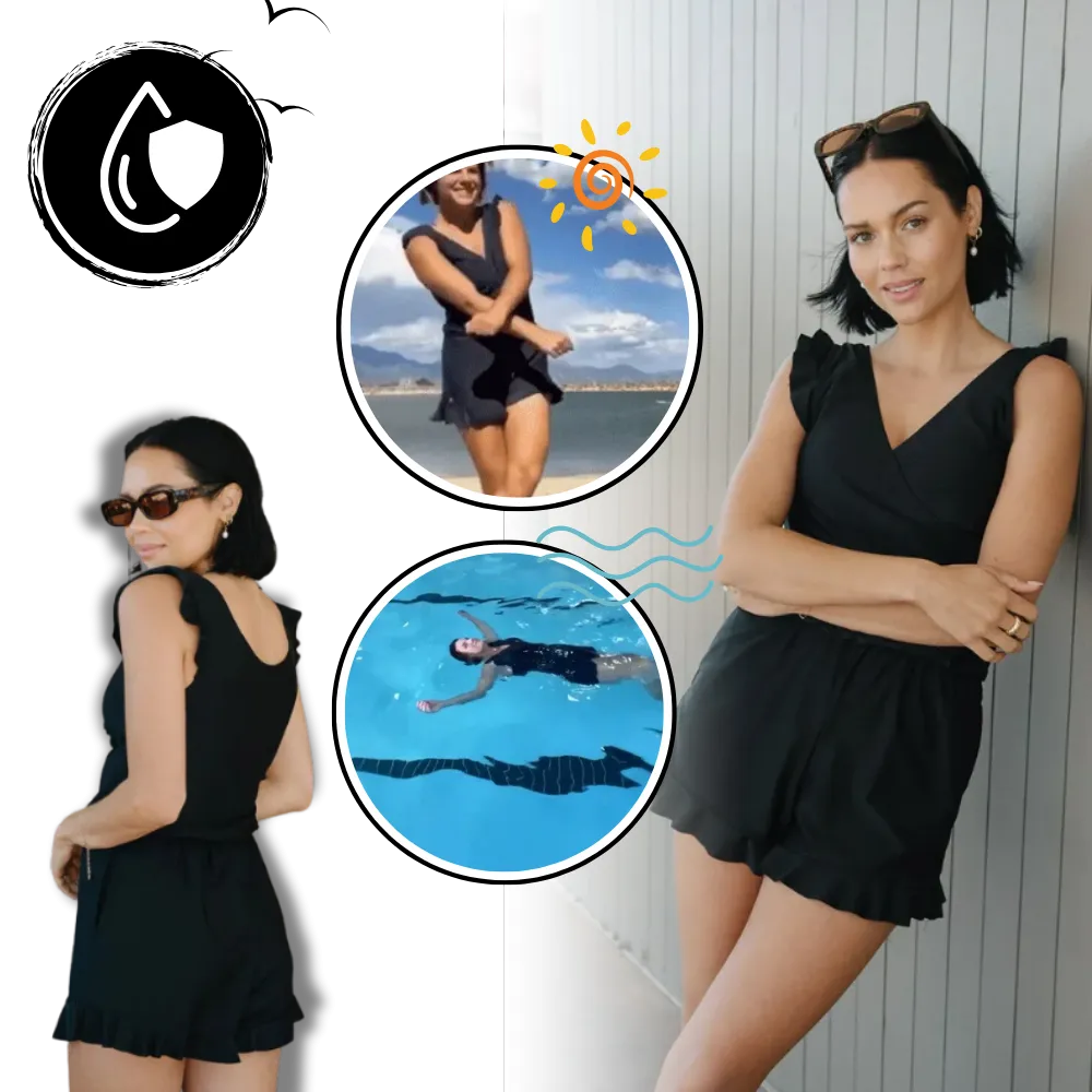 Built In Bra Swim Romper