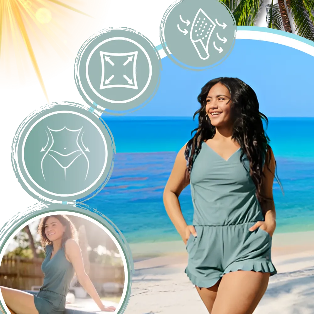 Built In Bra Swim Romper