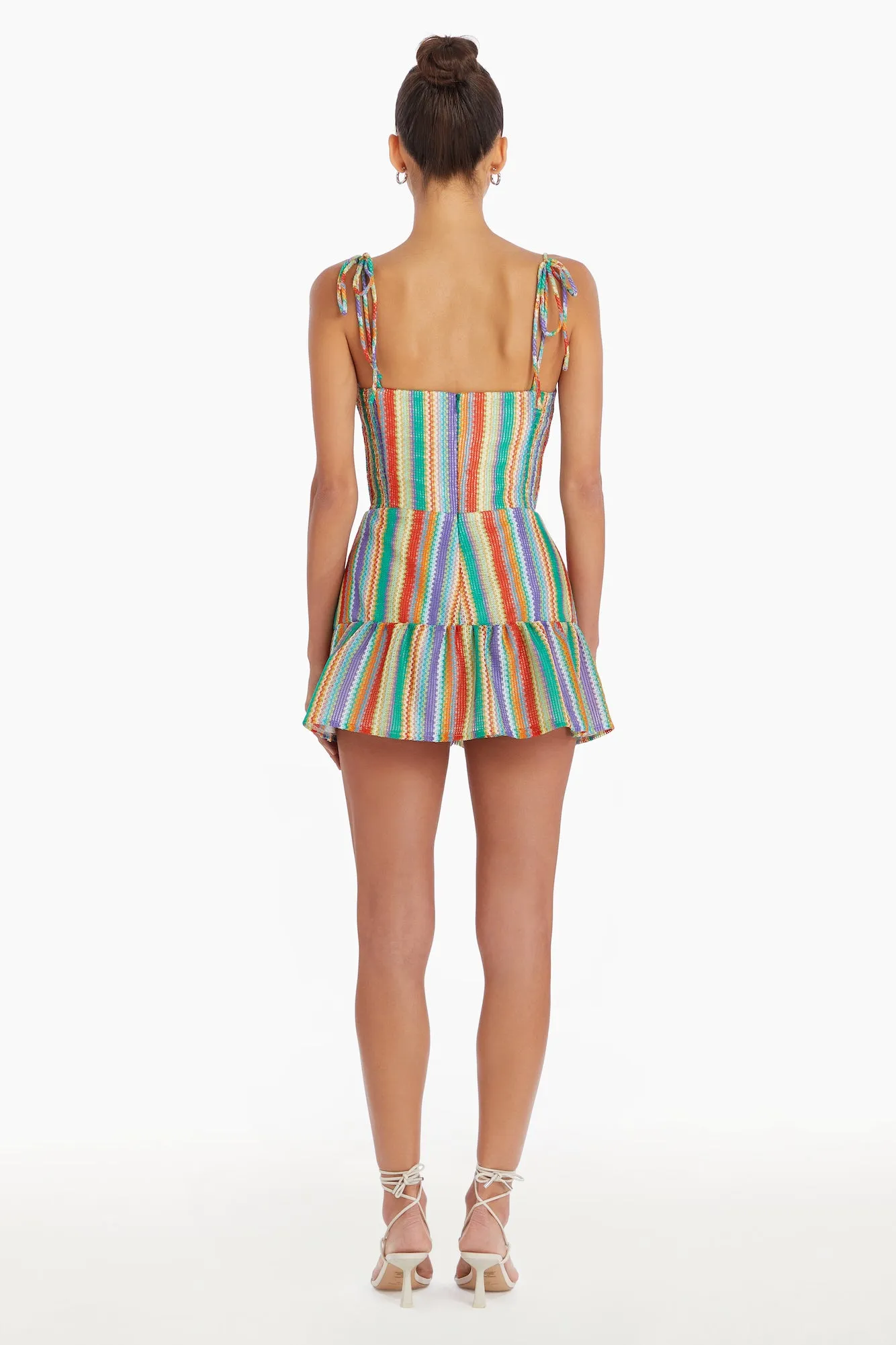 Champagne Skort Romper