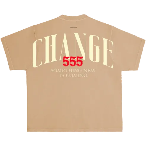 CHANGE 555 TEE CREAM