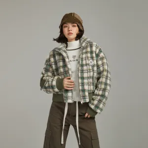 Checked Fleece Jacket