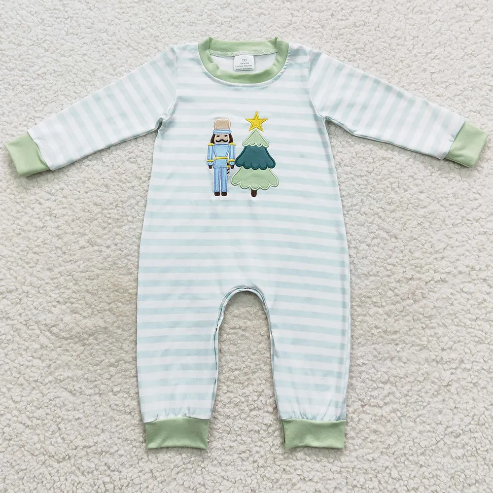 Christmas Baby Boys Rompers Long Sleeve Sibling Romper LR0479