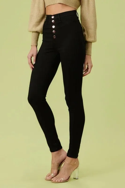 Classic 5 Button Skinny Jeans