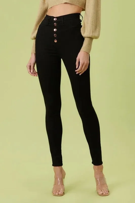 Classic 5 Button Skinny Jeans