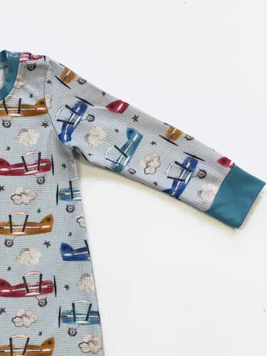 Come fly with me boy's romper