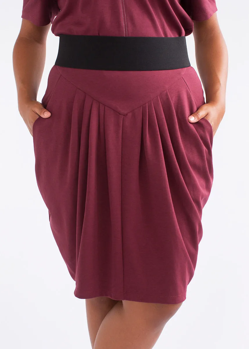 CoolROSE™ Luxe Knit Pleated Skirt