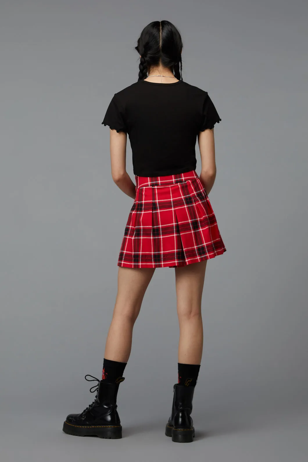 Demonic Tartan Skort