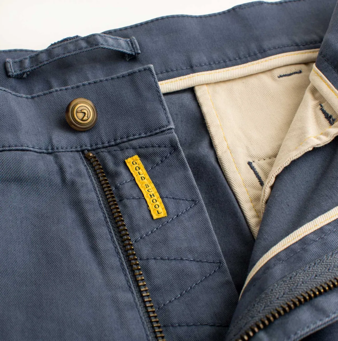 Duck Head Gold School Chino Lake Blue