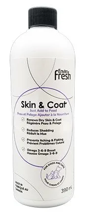 Enviro Fresh Natural Skin And Coat Food Supplement Dog 390ml
