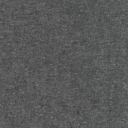 Essex Linen Yarn Dyed - Charcoal $13.75/ yard