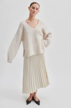 Esta Pleated Skirt - Pumice