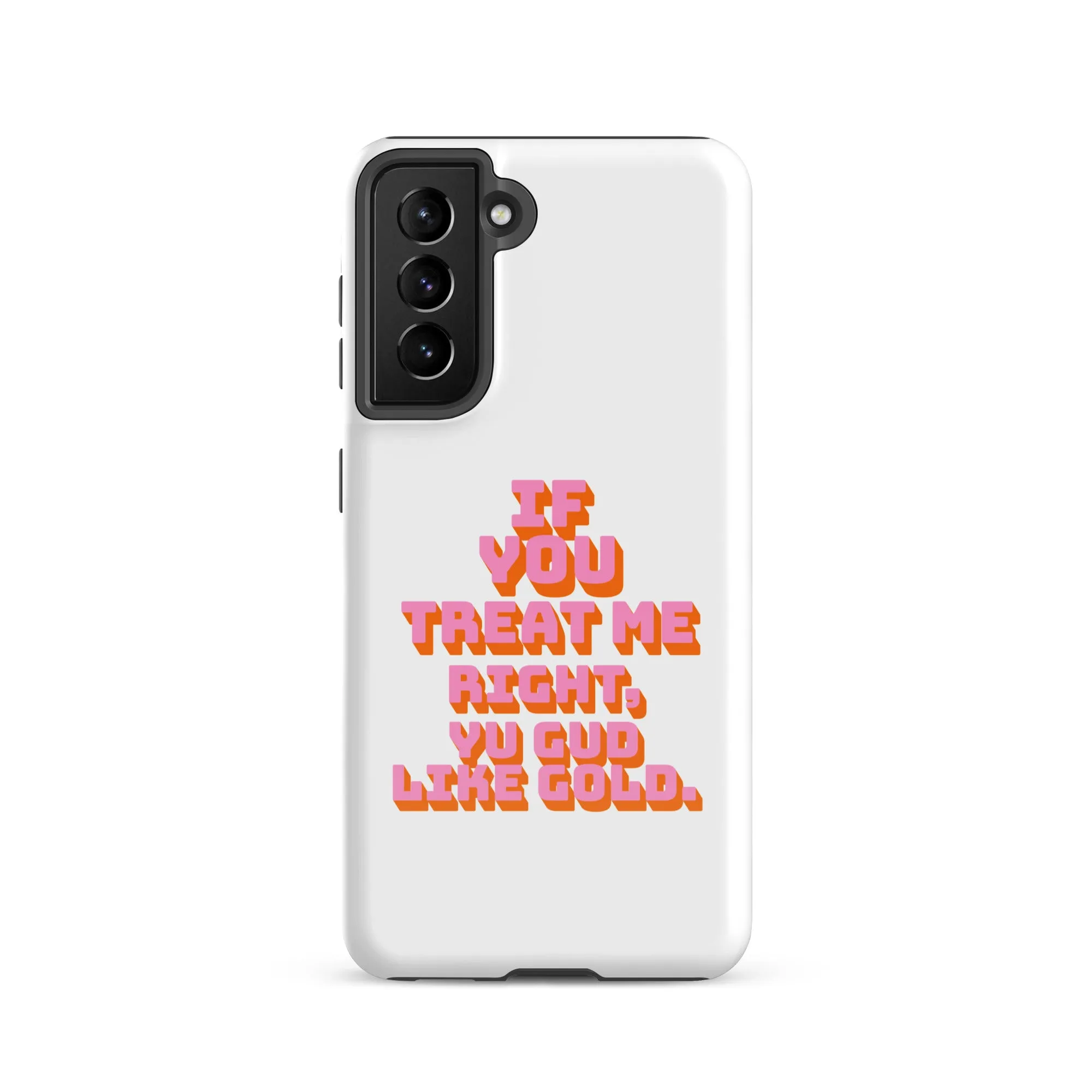 GUD LIKE GOLD - Tough case for Samsung - Jamaican phone case, Customized Jamaican phone case, funny Jamaican phone case