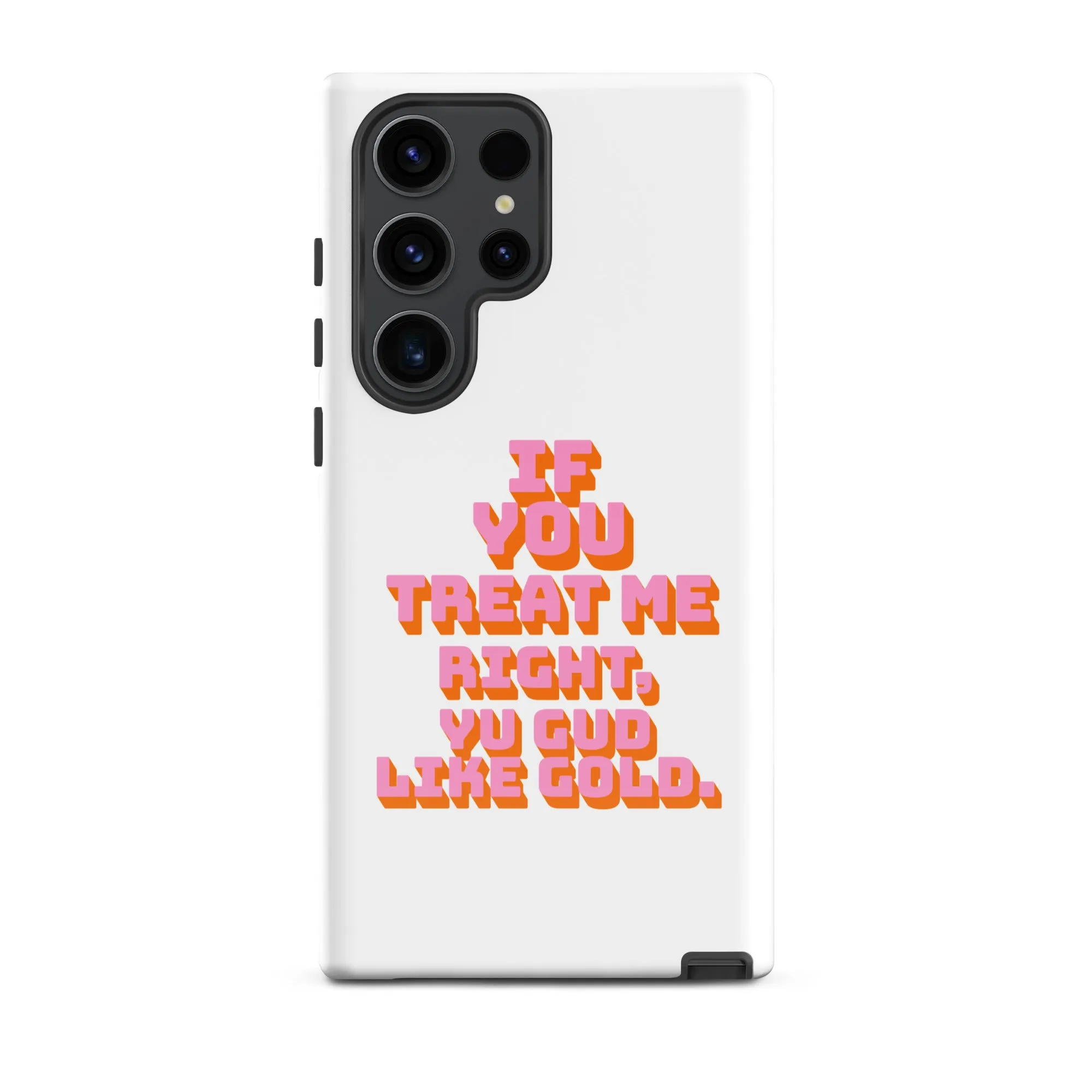 GUD LIKE GOLD - Tough case for Samsung - Jamaican phone case, Customized Jamaican phone case, funny Jamaican phone case