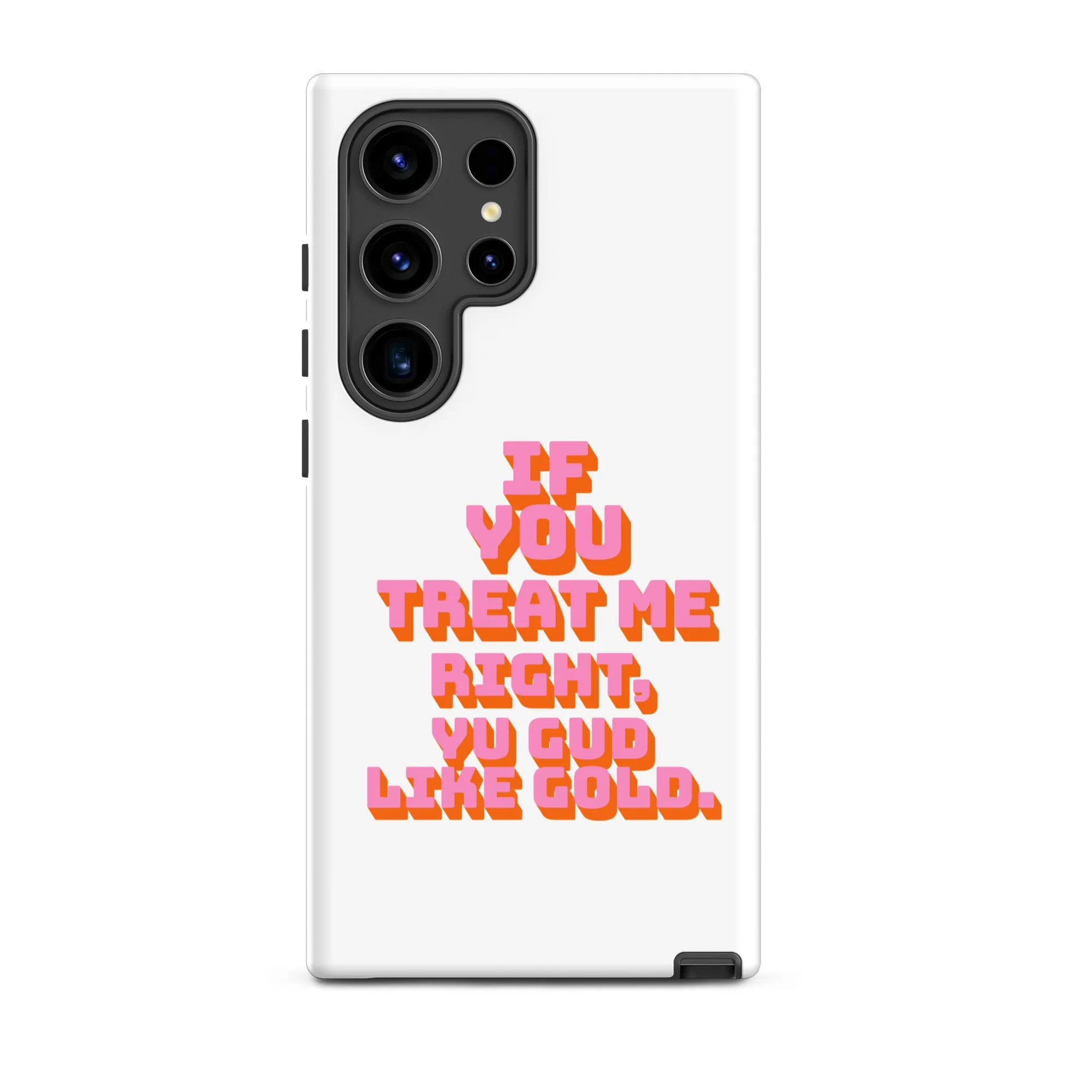 GUD LIKE GOLD - Tough case for Samsung - Jamaican phone case, Customized Jamaican phone case, funny Jamaican phone case