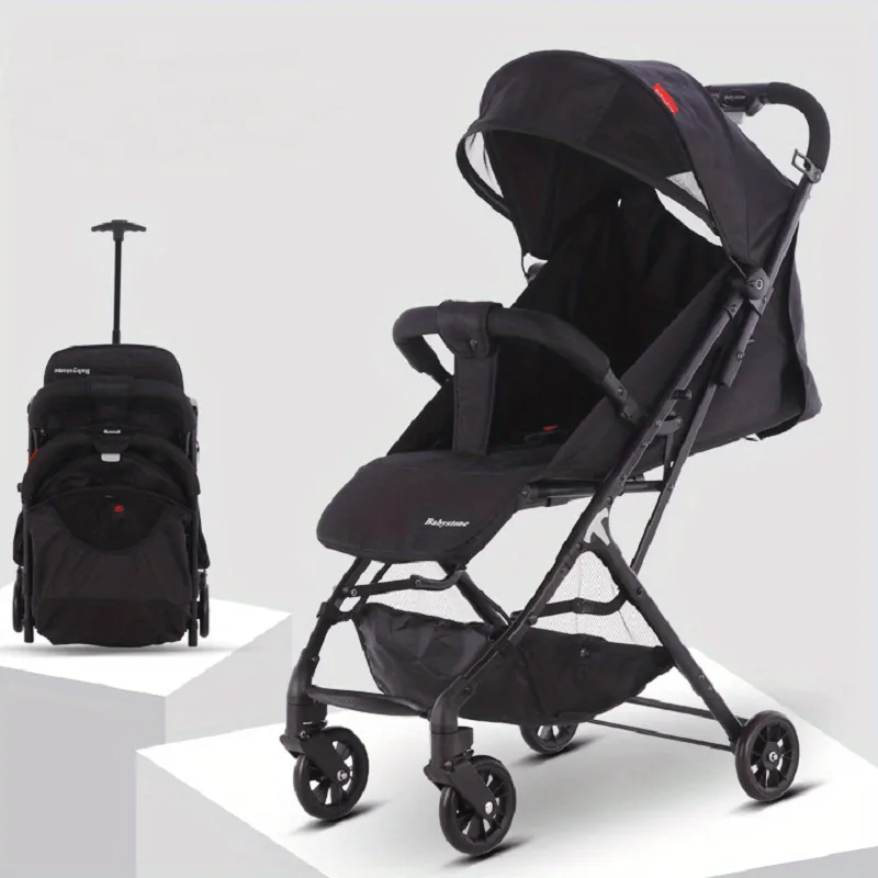 High Landscape Baby Stroller, Ultra Lightweight Trolley Type Folding Stroller.