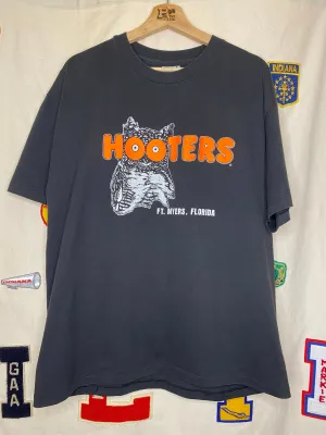 Hooters Ft. Myers Florida Double-Sided T-Shirt: XL