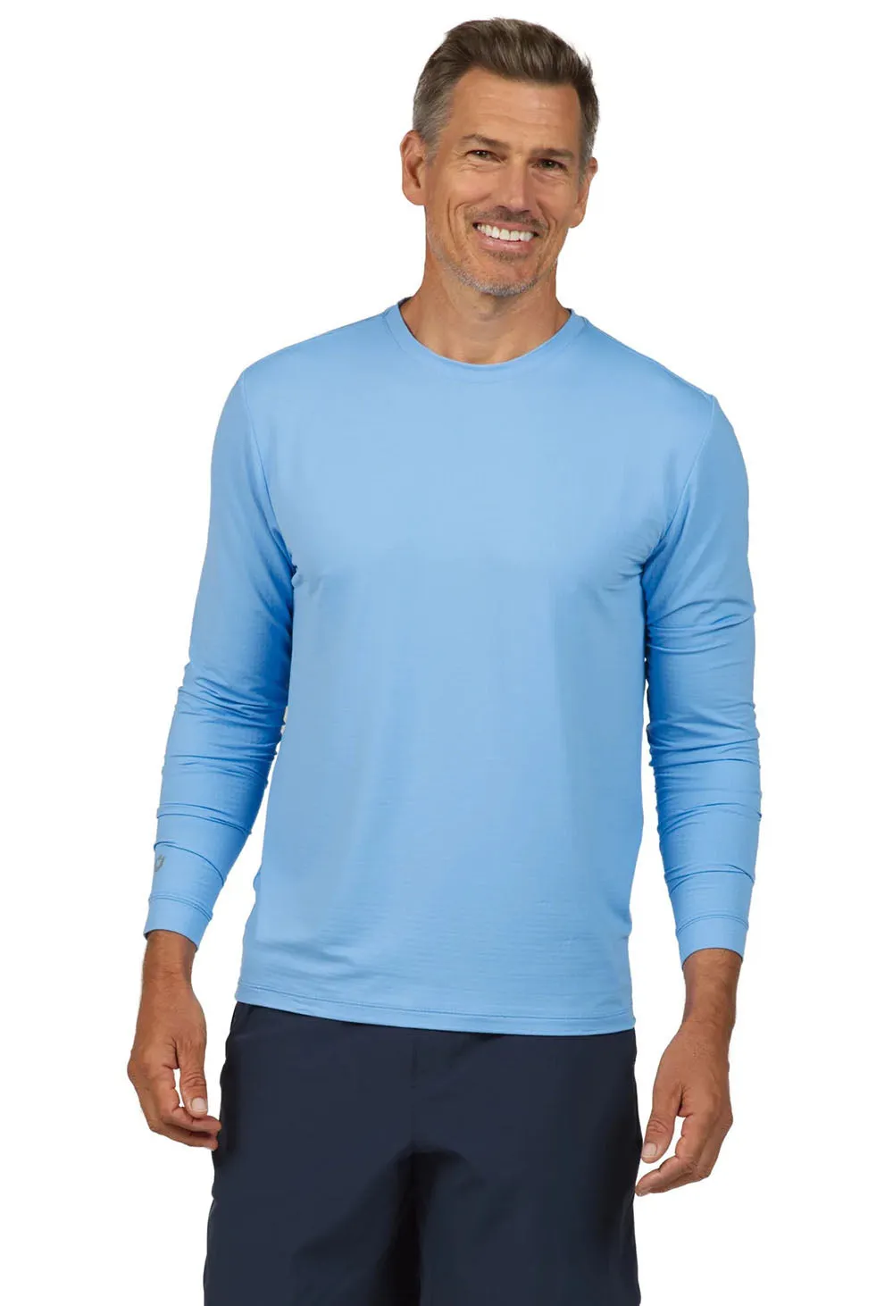 IBKUL Mens Long Sleeve Crew Pullover - Peri