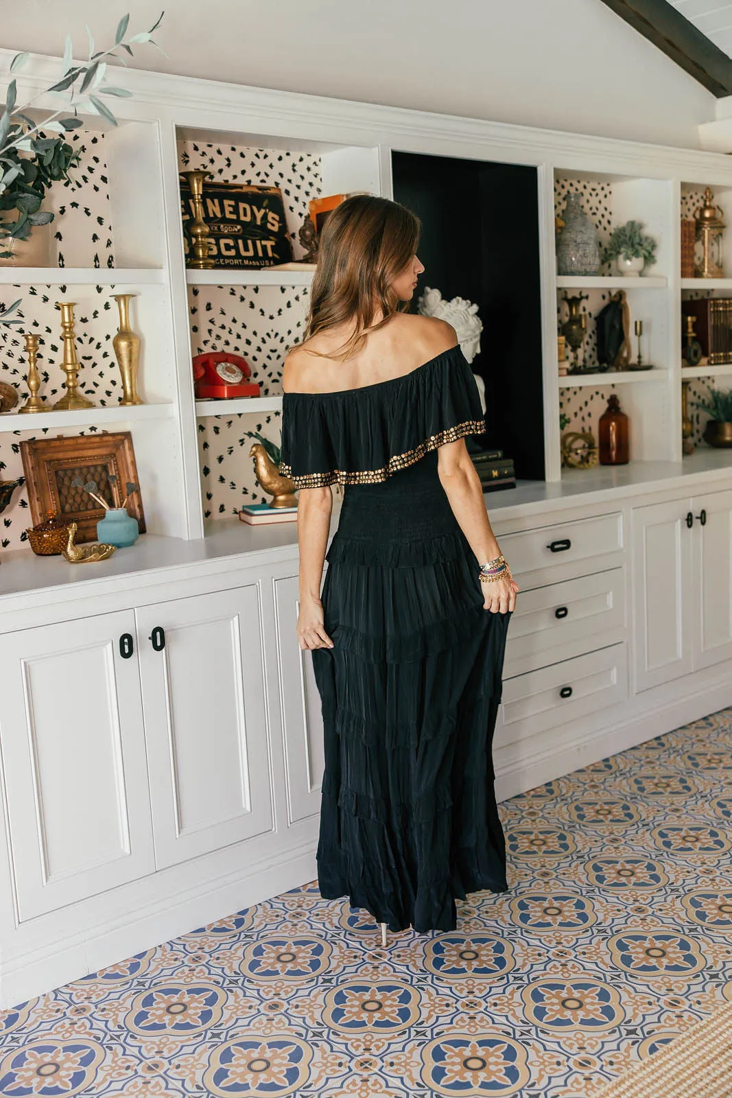 IN STOCK!! The "Tropez" Tiered Maxi Dress