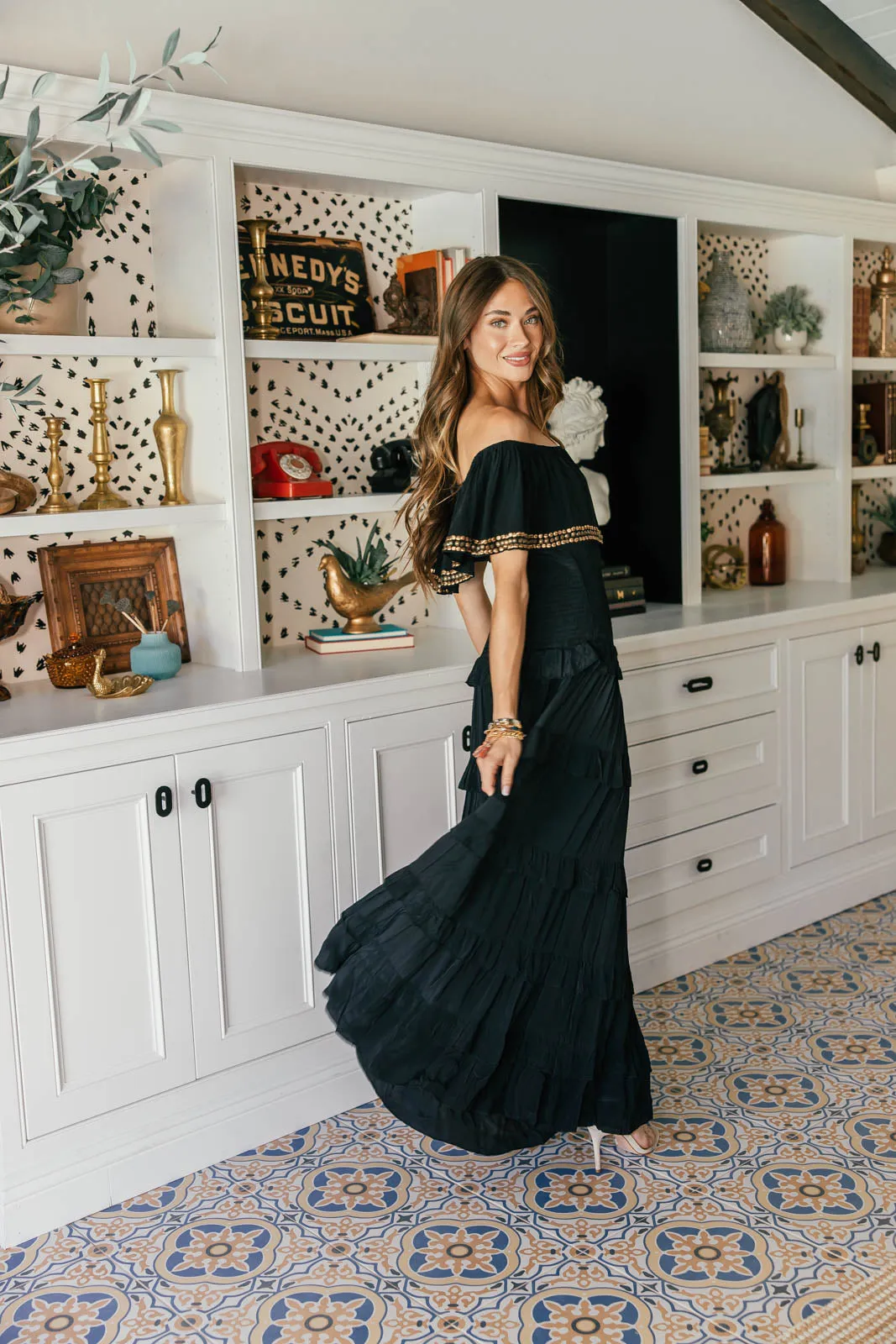 IN STOCK!! The "Tropez" Tiered Maxi Dress