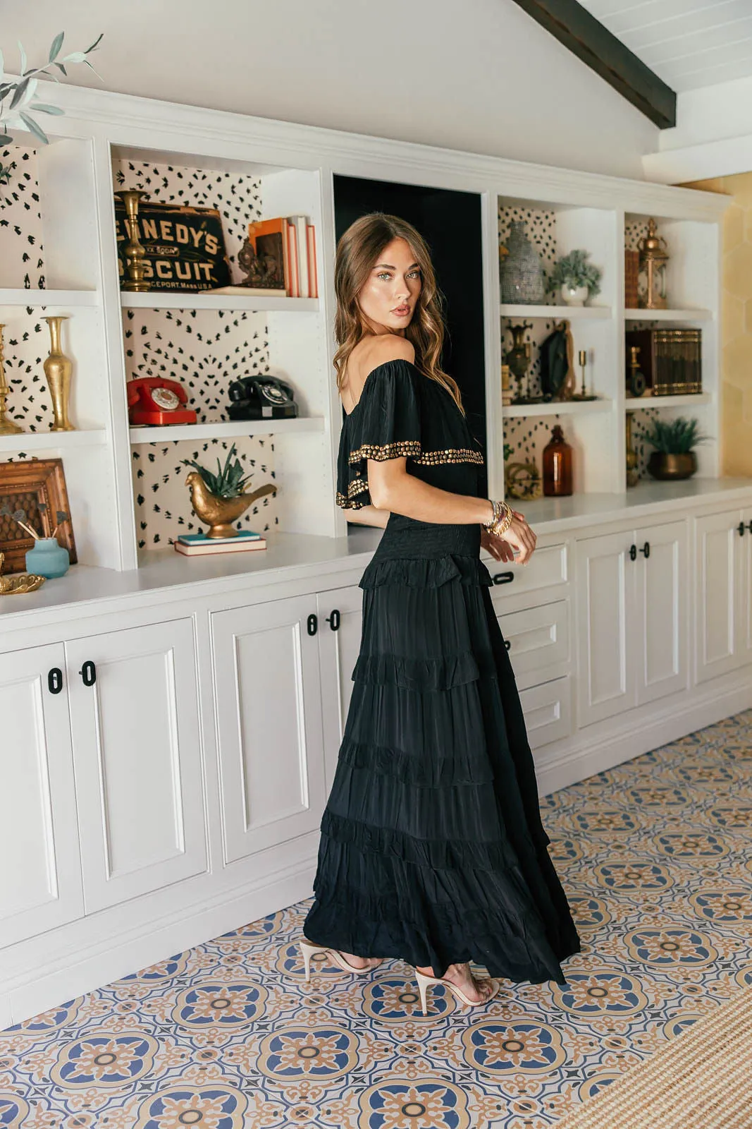 IN STOCK!! The "Tropez" Tiered Maxi Dress
