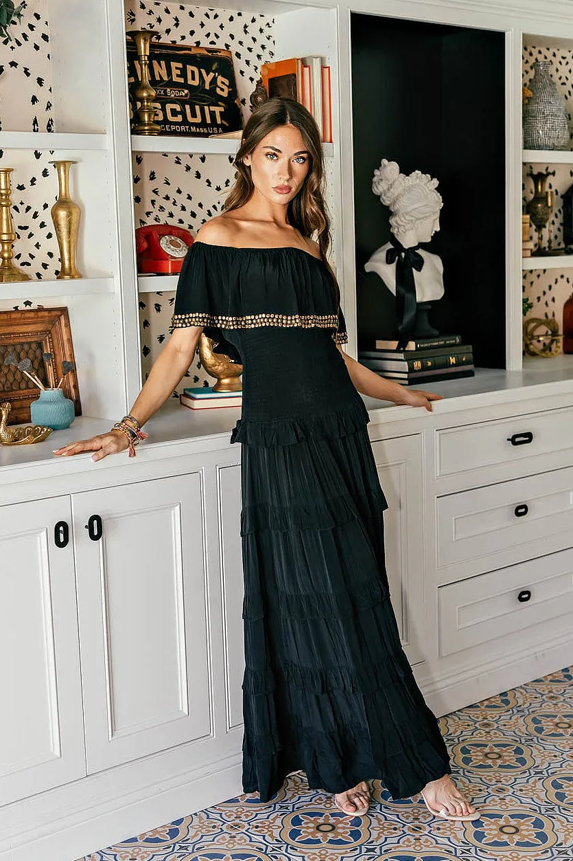 IN STOCK!! The "Tropez" Tiered Maxi Dress
