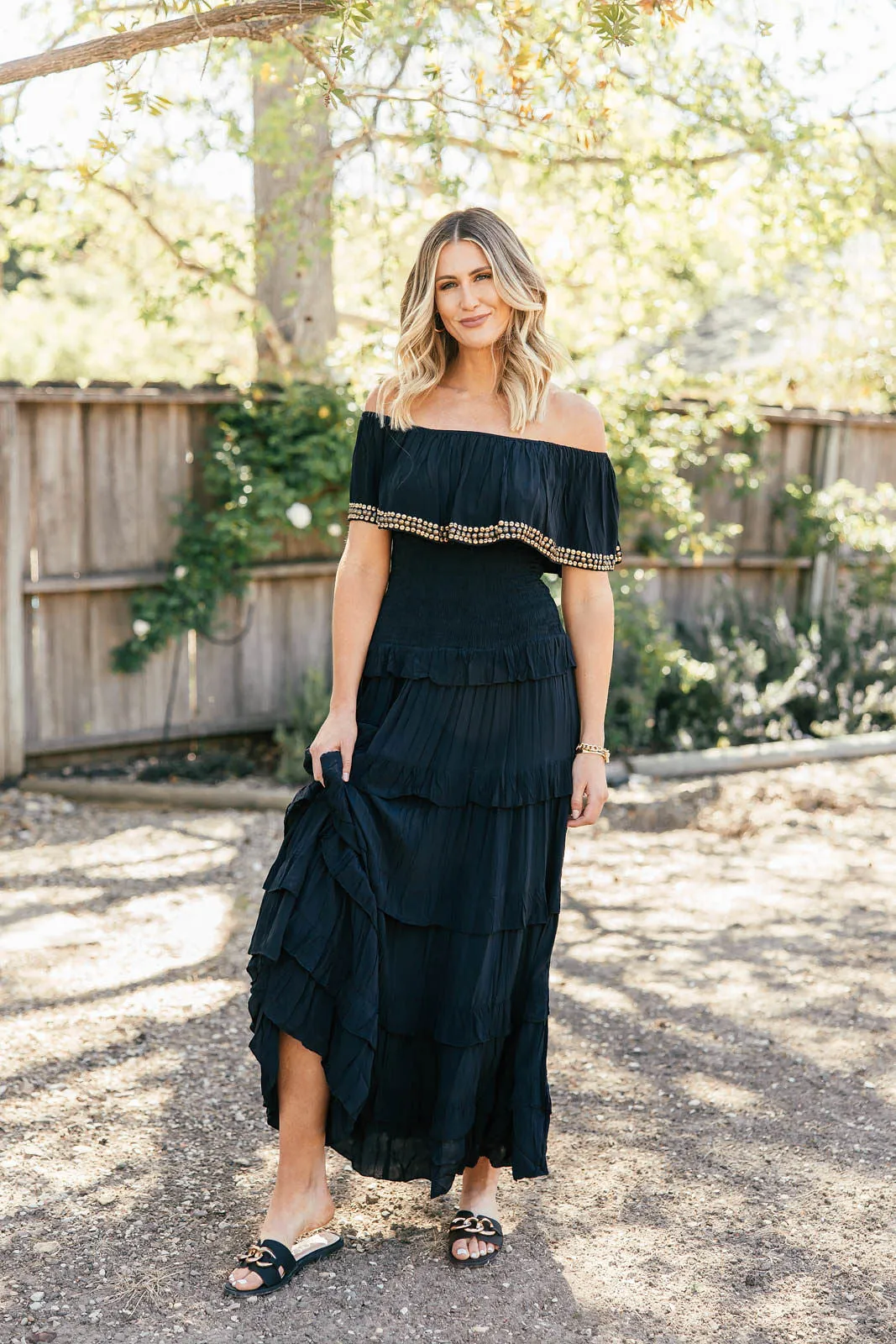 IN STOCK!! The "Tropez" Tiered Maxi Dress